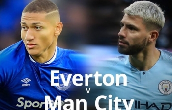 Xem trực tiếp Everton vs Man City ở đâu?