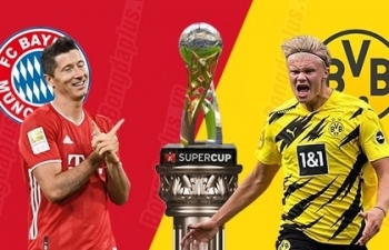 Siêu Cup Đức: Xem trực tiếp Bayern vs Dortmund ở đâu?