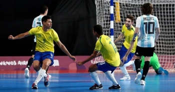 Đội tuyển futsal Brazil từng thắng tới 76-0 trước đại diện Đông Nam Á