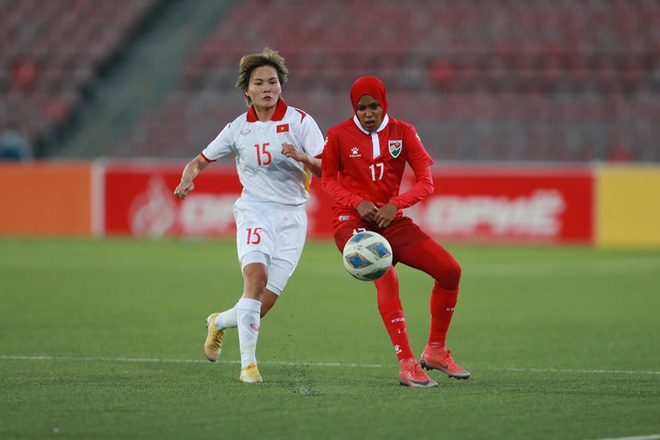 Đội tuyển nữ Việt Nam thắng đậm đối thủ 16-0 ở vòng loại châu Á - 2