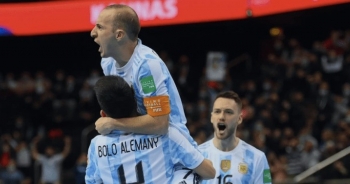 Thắng nghẹt thở Nga, Argentina gặp Brazil ở bán kết World Cup futsal 2021