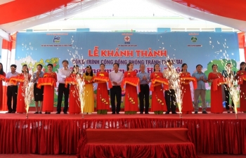 Khánh thành công trình cộng đồng phòng chống thiên tai do EVN tài trợ tại Quảng Trị