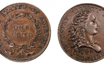 Đồng xu cổ từ năm 1792 rao giá 23 tỷ đồng