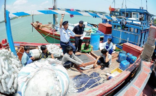 Malaysia bắt 39 ngư dân Việt bị cáo buộc đánh bắt trái phép