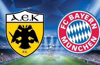 Link xem trực tiếp bóng đá AEK Athens vs Bayern Munich, 23h55 ngày 23/10