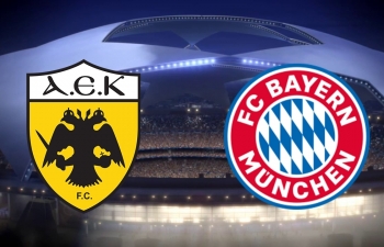 Xem trực tiếp bóng đá AEK Athens vs Bayern Munich, 23h55 ngày 23/10 ở đâu?