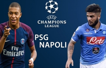 Link xem trực tiếp bóng đá PSG vs Napoli, 2h00 ngày 25/10