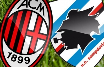 Link xem trực tiếp bóng đá AC Milan vs Sampdoria, 0h ngày 29/10