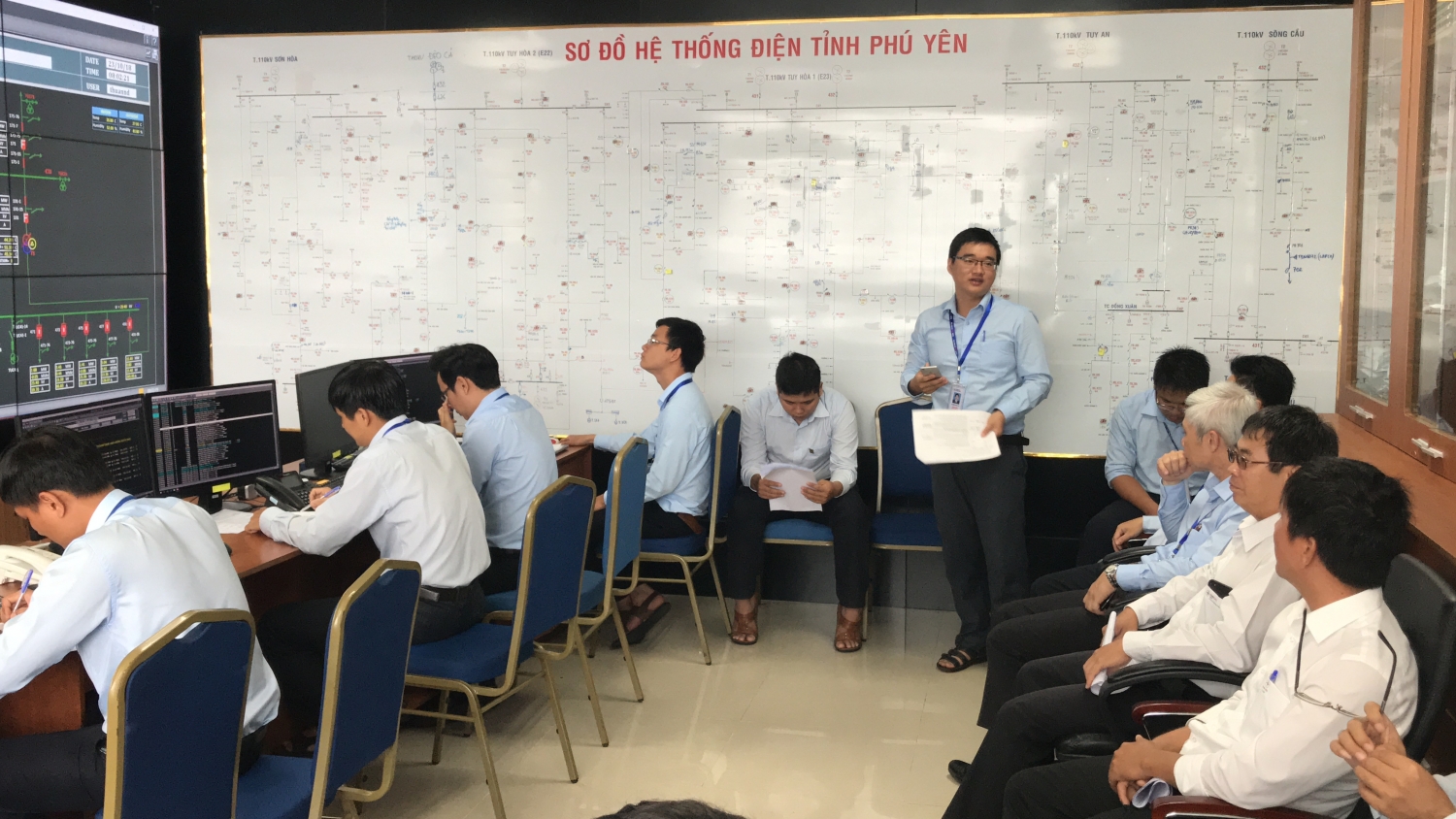 PC Phú Yên: Chú trọng diễn tập xử lý sự cố vận hành Trung tâm điều khiển và TBA không người trực