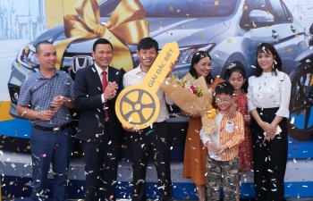 PVcomBank trao tặng xe ô tô Honda City cho khách hàng trúng thưởng chương trình khuyến mại Hè 2019