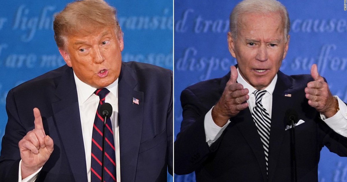 Ông Biden bỏ xa ông Trump trong thăm dò