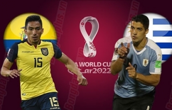 Link xem trực tiếp Ecuador vs Uruguay (VL World Cup Nam Mỹ), 4h ngày 14/10