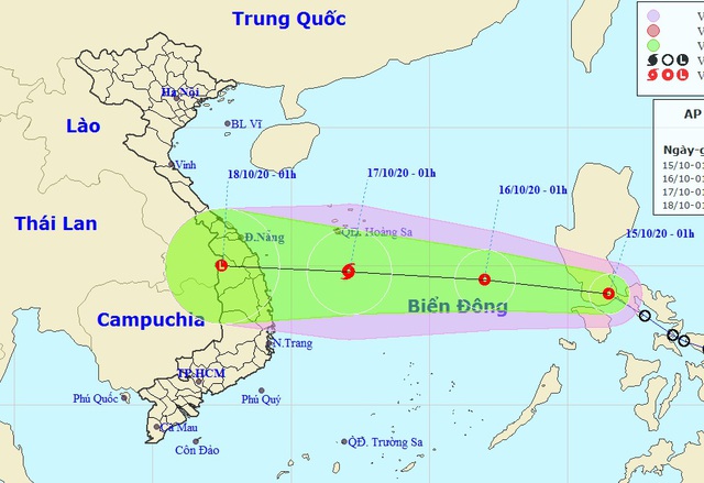 Áp thấp nhiệt đới khả năng mạnh thành bão sắp vào Biển Đông - 1