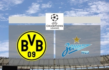 Xem trực tiếp Dortmund vs Zenit ở đâu?