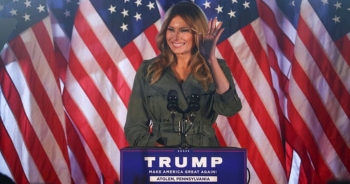 Bầu cử Mỹ 2020: Bà Melania Trump vận động tranh cử hiếm hoi cho chồng