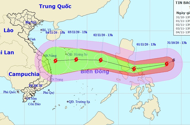 Miền Trung phải sẵn sàng ứng phó với siêu bão Goni - 1