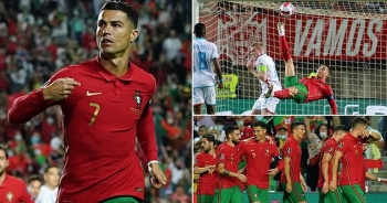 Ronaldo tỏa sáng giúp Bồ Đào Nha thắng đậm, Anh hòa thất vọng Hungary
