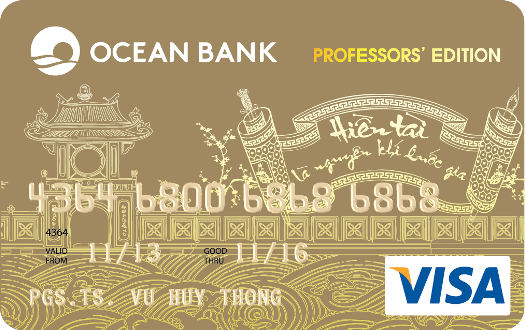 Visa Professors OceanBank - Hiền tài là nguyên khí quốc gia