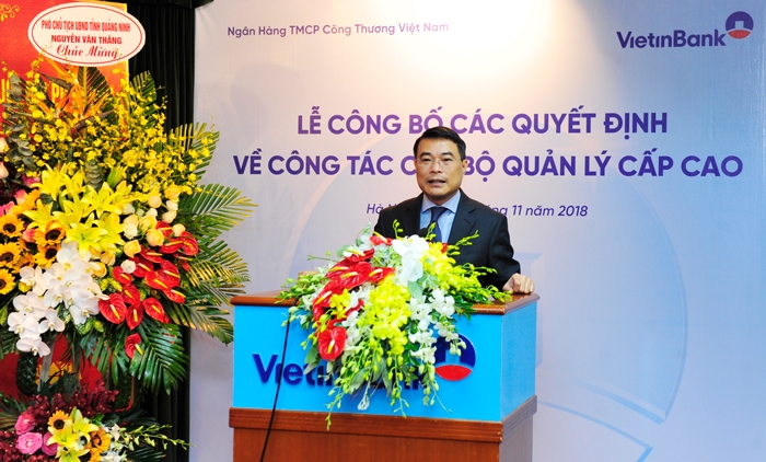 VietinBank tổ chức lễ công bố và trao các quyết định cho Chủ tịch HĐQT và Quyền Tổng Giám đốc