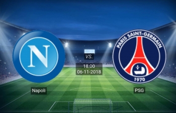 Link xem trực tiếp bóng đá Napoli U19 vs PSG U19 (C1 châu Âu U19), 18h ngày 6/11
