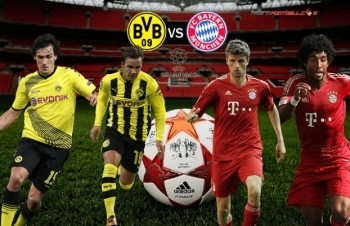 Xem trực tiếp bóng đá Borussia Dortmund vs Bayern Munich, 0h30 ngày 11/11 (Bundesliga)
