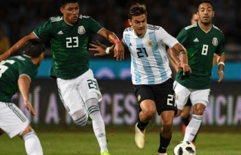 Link xem trực tiếp bóng đá Argentina vs Mexico (Giao hữu), 7h ngày 21/11