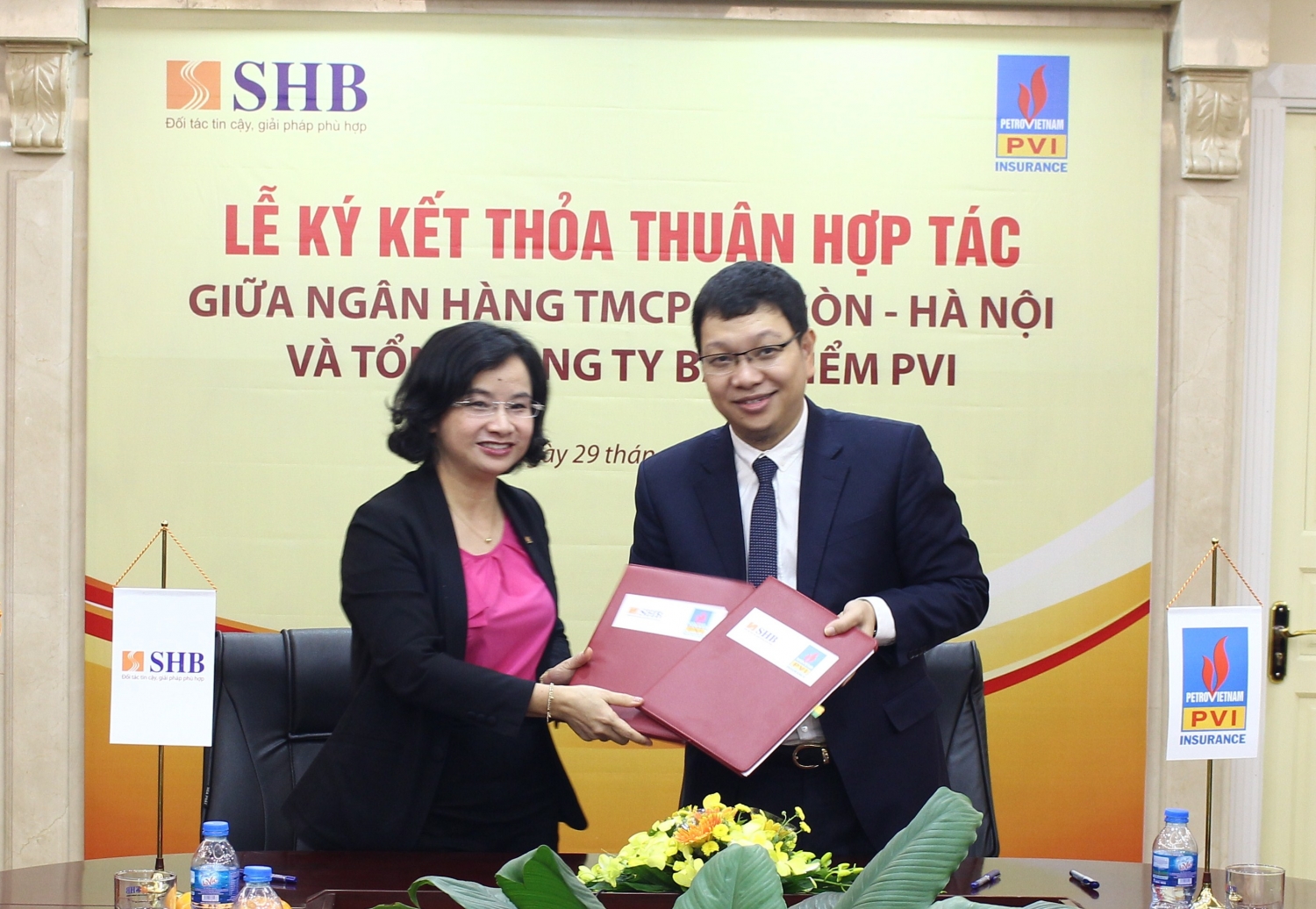 SHB và Bảo hiểm PVI ký kết hợp tác chiến lược toàn diện