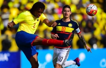 Link xem trực tiếp Ecuador vs Colombia (Giao hữu), 8h ngày 20/11