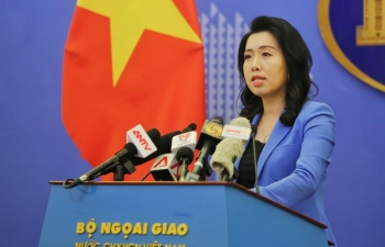 Về thông tin tàu Hải Dương 9 của Trung Quốc vào vùng đặc quyền kinh tế của Việt Nam
