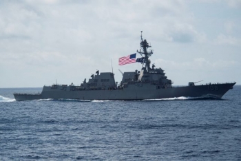 Tàu chiến Mỹ liên tiếp áp sát khu vực Trung Quốc chiếm đóng trái phép tại Biển Đông