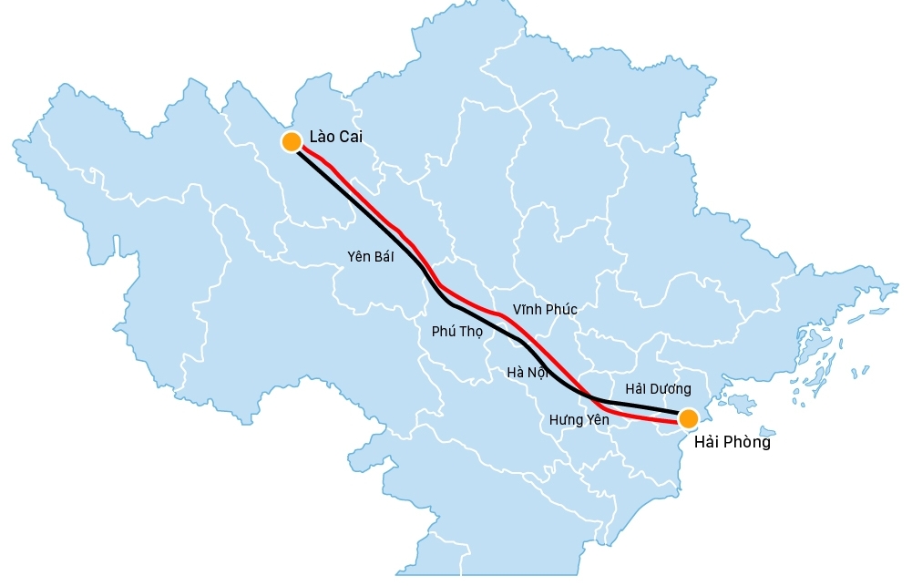 Đường sắt Lào Cai - Hà Nội - Hải Phòng được quy hoạch như thế nào?