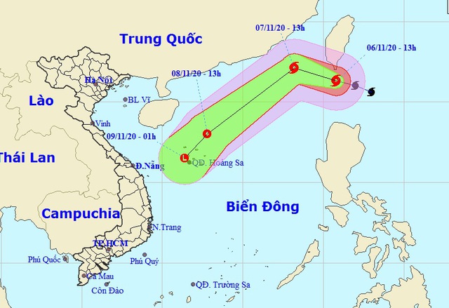 Biển Đông có thể sắp đón 3 cơn bão - 1