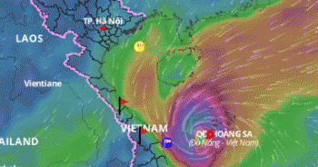 Tối nay tâm bão 13 vào vùng biển Hà Tĩnh đến Quảng Ngãi