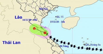 Gần 12h chạy dọc miền Trung, bão số 13 mới suy yếu thành áp thấp nhiệt đới