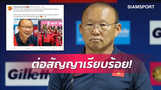 Báo Thái Lan nói gì về việc HLV Park gia hạn hợp đồng với tuyển Việt Nam? - 1