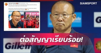 Báo Thái Lan nói gì về việc HLV Park gia hạn hợp đồng với tuyển Việt Nam?