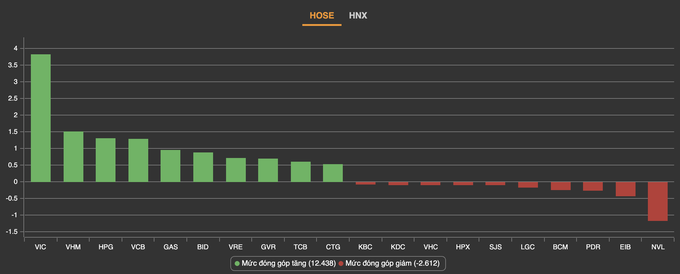 Tái diễn cuộc đua xanh tím của nhà đầu tư khi VN-Index vượt dốc - 1