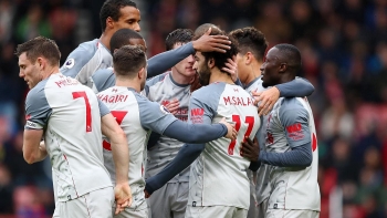 Trực tiếp Bournemouth 0 - 4 Liverpool: Salah lập hat-trick
