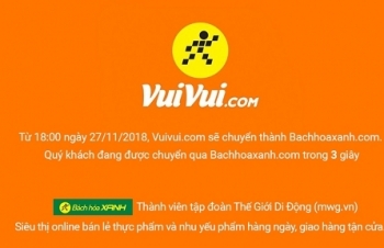 Thế giới Di Động đóng cửa trang thương mại điện tử Vuivui