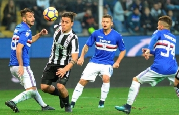 Link xem trực tiếp bóng đá Juventus vs Sampdoria (SERIE A), 18h30 ngày 29/12