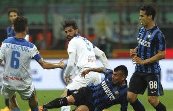 Xem trực tiếp bóng đá Empoli vs Inter Milan, 21h ngày 29/12 (SERIE A)