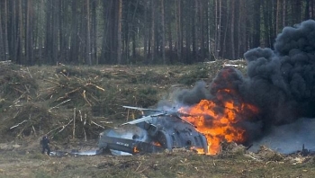 Rơi trực thăng quân sự Nga, 2 người thiệt mạng