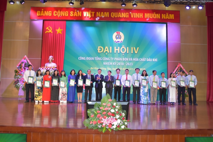 dai hoi dai bieu cong doan pvfcco lan thu iv nhiem ky 2018 2023