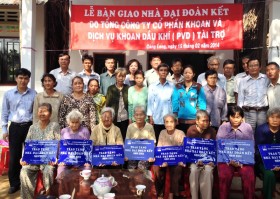 PV Drilling trao 67 căn nhà Đại đoàn kết tại tỉnh Trà Vinh