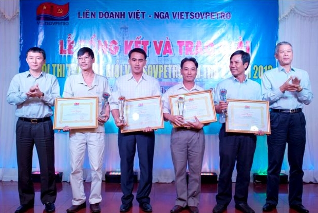 Vietsovpetro tổng kết và trao giải Hội thi tay nghề lần thứ V