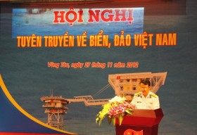 Hội Cựu chiến binh Vietsovpetro giao lưu tuyên truyền về biển, đảo Việt Nam