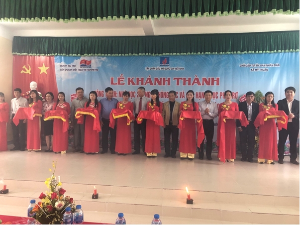 Vietsovpetro khánh thành hai công trình an sinh xã hội tại Hà Giang và Nam Định