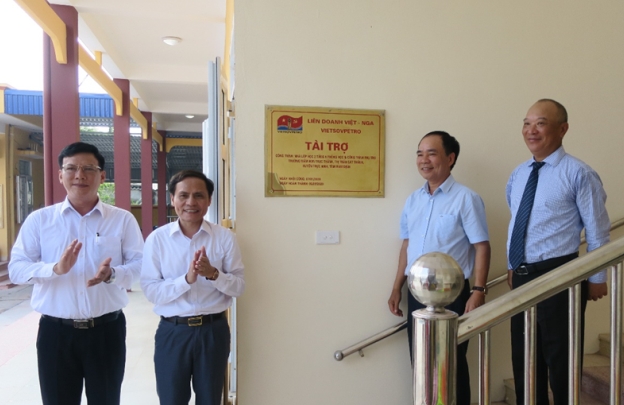 Vietsovpetro khánh thành công trình an sinh xã hội tại Nam Định, Thái Bình