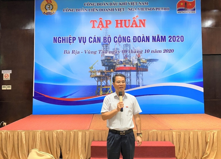 Công đoàn Vietsovpetro tổ chức tập huấn nghiệp vụ năm 2020