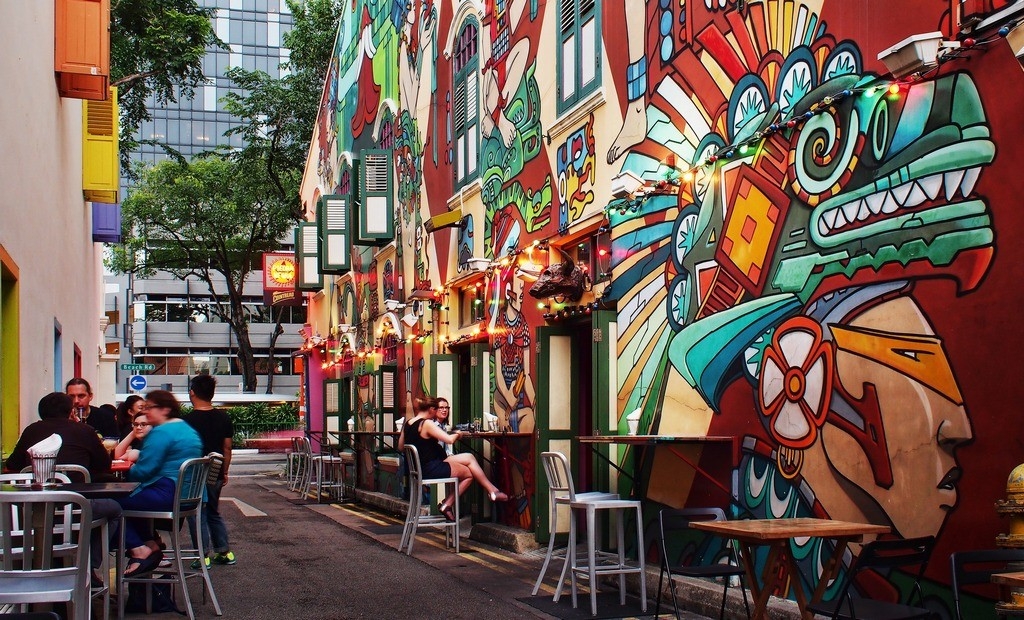 Khám phá Haji Lane: Con đường mua sắm đầy cá tính ở Singapore